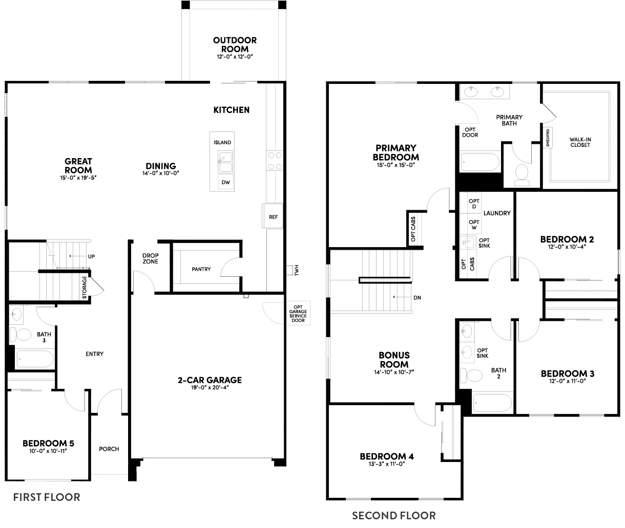 Sage Rockrose floorplan by Brookfield Residential at Alamar in Avondale, AZ