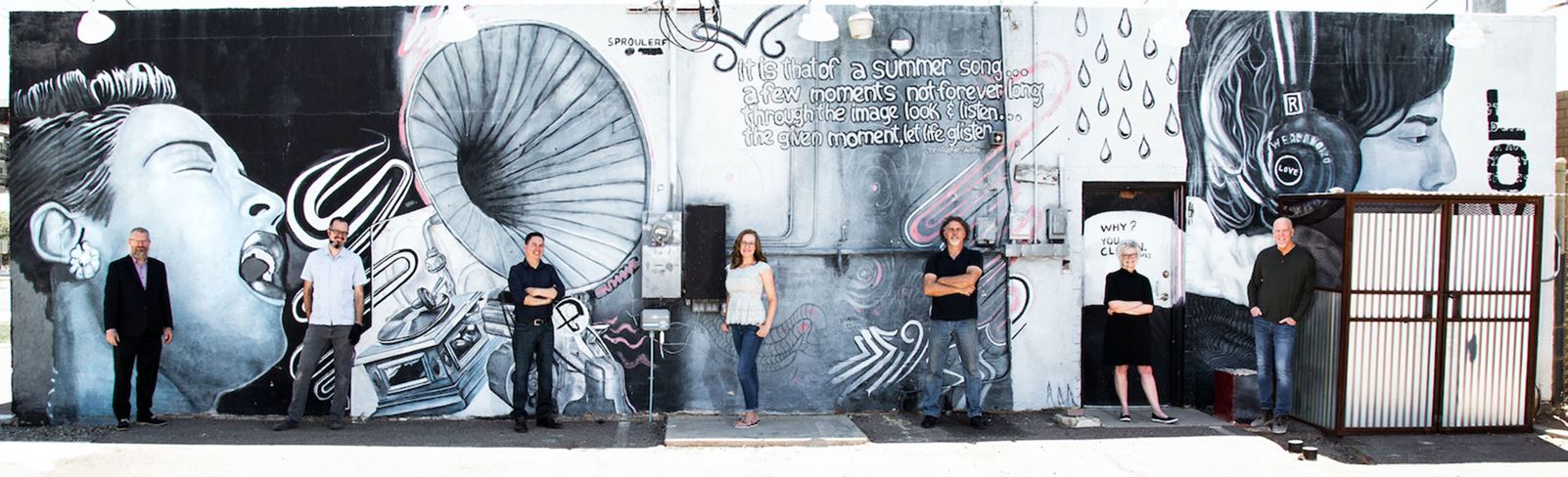 Artists of the Alamar Art Program in the Alamar community in Avondale, Arizona