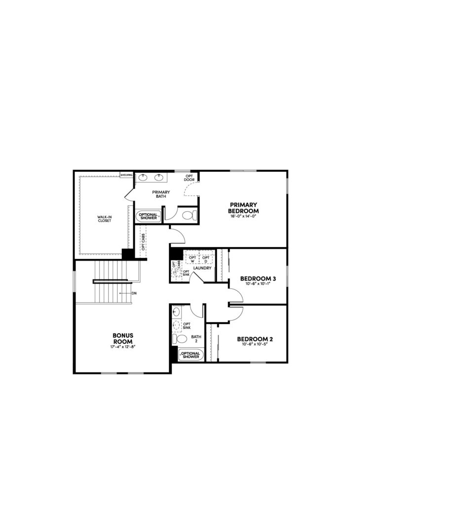 Ridge Ponderosa floorplan floor 2 by Brookfield Residential at Alamar in Arizona