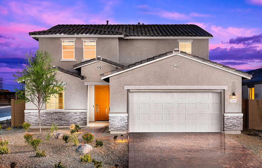 Ridge Ponderosa model front exterior by Brookfield Residential at Alamar in Avondale, AZ