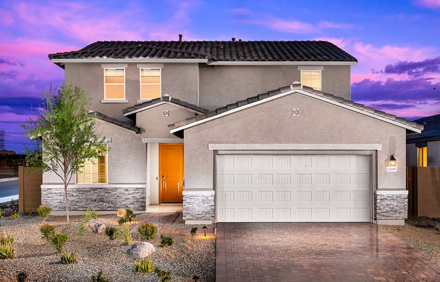 Ridge Ponderosa model front exterior by Brookfield Residential at Alamar in Avondale, AZ