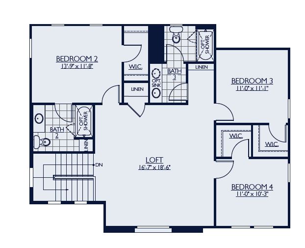 Jerome floorplan floor 2 by William Ryan Homes at Alamar in Avondale, AZ