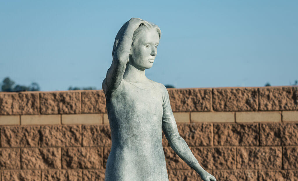 Moonbeam Patch and Park Structure Art in Alamar Community Avondale, AZ