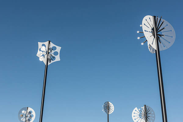 Stargaze Grove Park art installation at Alamar community in Avondale, AZ