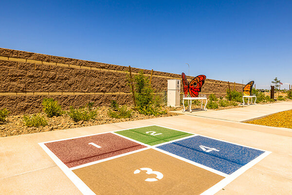 Monarch Commons Park artwork at Alamar community in Avondale, Arizona