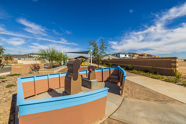 Drift Way Park playground sailboat at Alamar community in Avondale, AZ