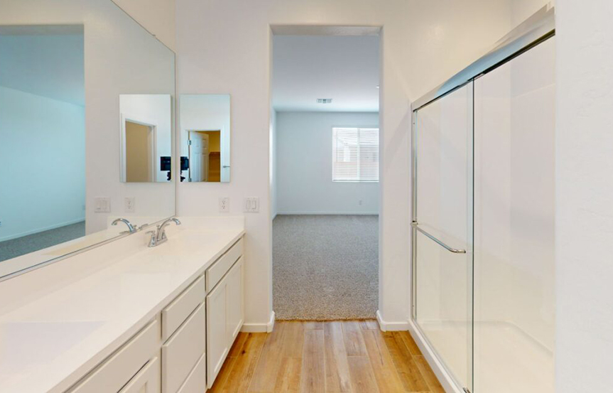 Sage Clover Primary Bath by Brookfield Residential at Alamar in Avondale, AZ