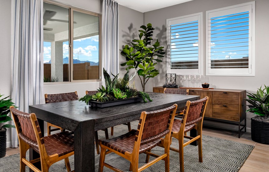 Laredo Dining Room by Brookfield Residential at Alamar in Avondale, AZ