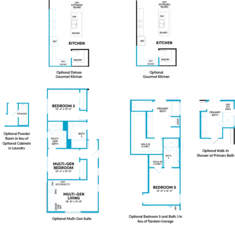 Mariposa Lily floorplan by Brookfield Residential at Alamar in Avondale, AZ