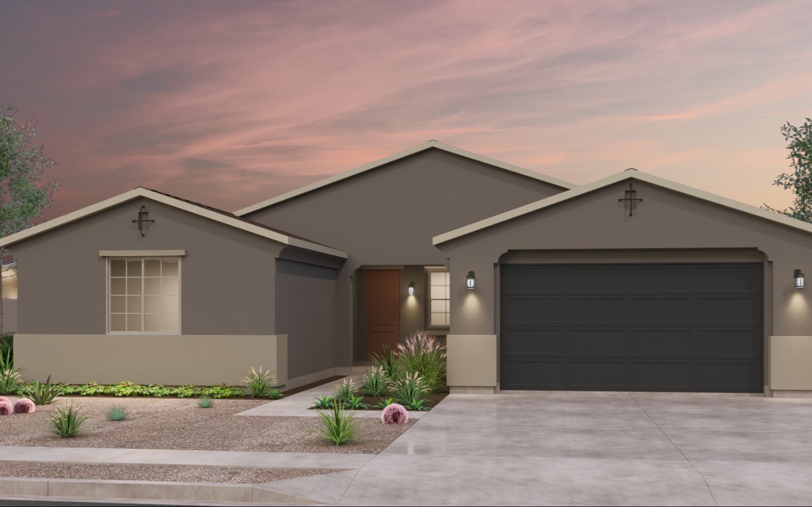 Brookfield Residential Blossom Rock Highland Mariposa Lily Elevation A - Spanish Colonial