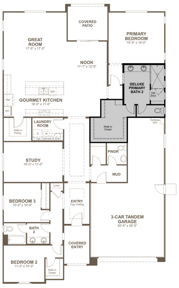 Richmond American Alamar 12022 W Marguerite Ave Floorplan