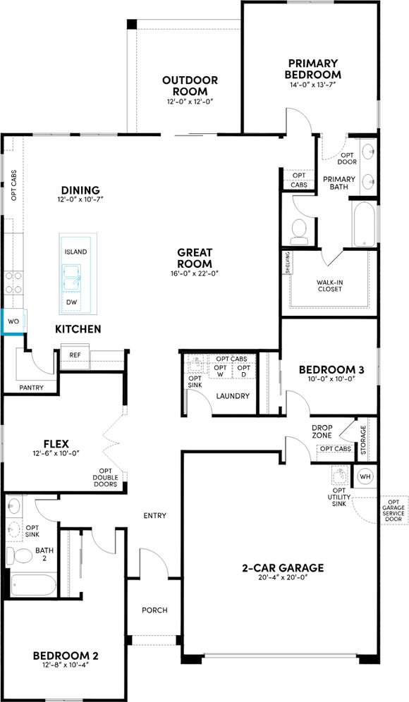 Brookfield Alamar 12629 W Luxton Ln Floorplan