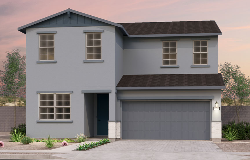 Brookfield Residential Blossom Rock Highland Sage Rockrose Elevation B - Arizona Ranch