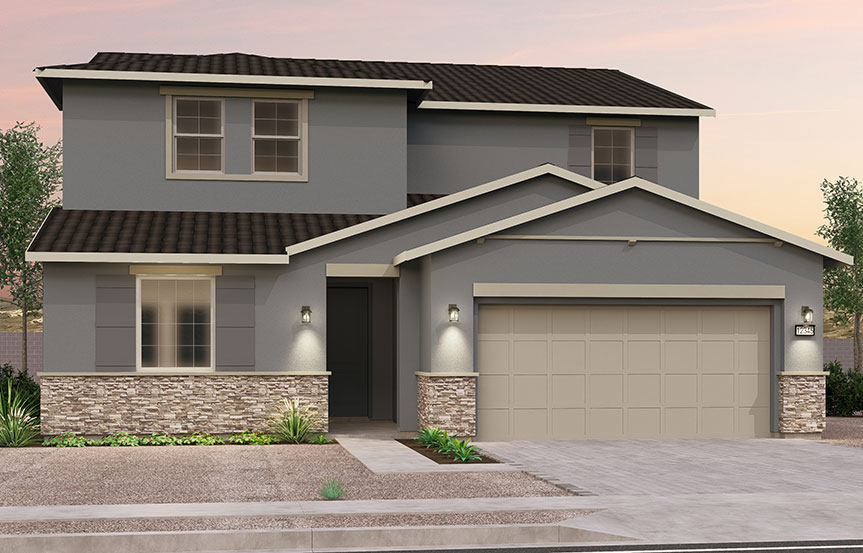 Brookfield Residential Blossom Rock Highland Ridge Heritage Elevation C - Traditional Southwest